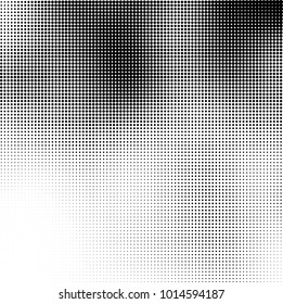 The texture of halftone black and white. Monochrome abstract futuristic background. The pattern of dots of ink for printing and creating your own unique design for business cards, posters, labels