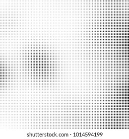 The texture of halftone black and white. Monochrome abstract futuristic background. The pattern of dots of ink for printing and creating your own unique design for business cards, posters, labels