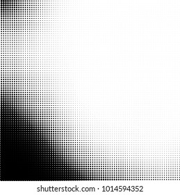 The texture of halftone black and white. Monochrome abstract futuristic background. The pattern of dots of ink for printing and creating your own unique design for business cards, posters, labels