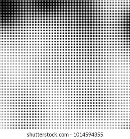 The texture of halftone black and white. Monochrome abstract futuristic background. The pattern of dots of ink for printing and creating your own unique design for business cards, posters, labels