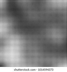 The texture of halftone black and white. Monochrome abstract futuristic background. The pattern of dots of ink for printing and creating your own unique design for business cards, posters, labels