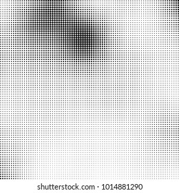 The texture of halftone black and white. Monochrome abstract futuristic background. The pattern of dots of ink for printing and creating your own unique design for business cards, posters, labels