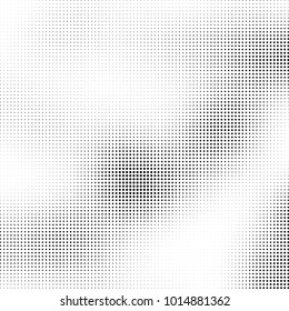 The texture of halftone black and white. Monochrome abstract futuristic background. The pattern of dots of ink for printing and creating your own unique design for business cards, posters, labels