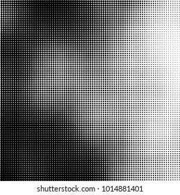 The texture of halftone black and white. Monochrome abstract futuristic background. The pattern of dots of ink for printing and creating your own unique design for business cards, posters, labels