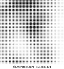 The texture of halftone black and white. Monochrome abstract futuristic background. The pattern of dots of ink for printing and creating your own unique design for business cards, posters, labels