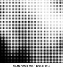 The texture of halftone black and white. Monochrome abstract futuristic background. The pattern of dots of ink for printing and creating your own unique design for business cards, posters, labels