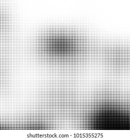 The texture of halftone black and white. Monochrome abstract futuristic background. The pattern of dots of ink for printing and creating your own unique design for business cards, posters, labels