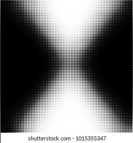 The texture of halftone black and white. Monochrome abstract futuristic background. The pattern of dots of ink for printing and creating your own unique design for business cards, posters, labels
