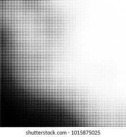 The texture of halftone black and white. Monochrome abstract futuristic background. The pattern of dots of ink for printing and creating your own unique design for business cards, posters, labels