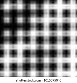 The texture of halftone black and white. Monochrome abstract futuristic background. The pattern of dots of ink for printing and creating your own unique design for business cards, posters, labels