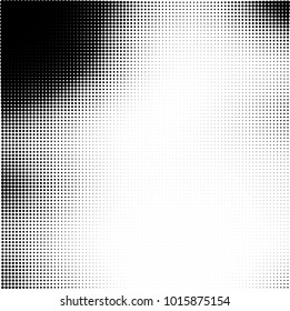 The texture of halftone black and white. Monochrome abstract futuristic background. The pattern of dots of ink for printing and creating your own unique design for business cards, posters, labels