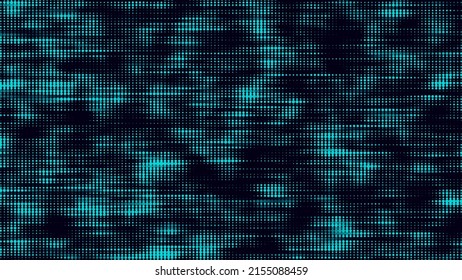 Textura de puntos de medio tono. Fondo abstracto futurista. Patrón de partículas. Visualización de grandes datos. Pantalla defectuosa. Ilustración vectorial.