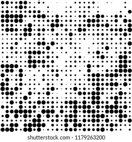 The texture of halftone monochrome abstract