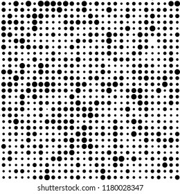 The texture of halftone monochrome abstract