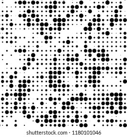 The texture of halftone monochrome abstract
