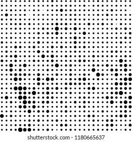 The texture of halftone monochrome abstract