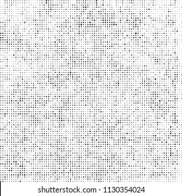 The texture of halftone is monochrome. Black and white background of dots of ink