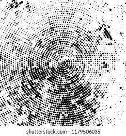 The texture of halftone monochrome radial