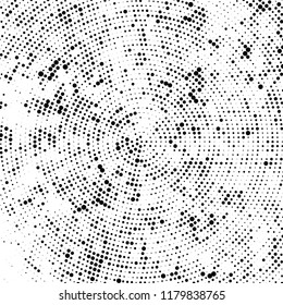 The texture of halftone monochrome radial