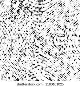 The texture of halftone monochrome radial