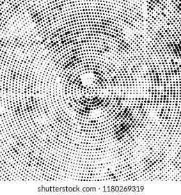 The texture of halftone monochrome radial