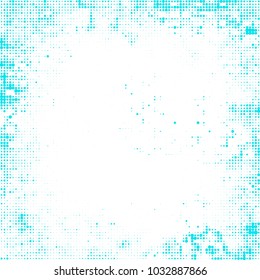 The texture of halftone turquoise