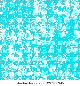 The texture of halftone turquoise