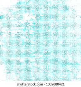The texture of halftone turquoise