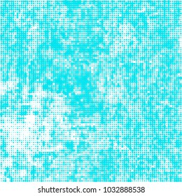 The texture of halftone turquoise