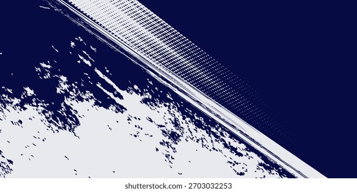 Texture halftone white and blue color pattern gradient grunge texture background. Dots pop art comics sport style trendy