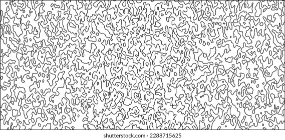 Textura de los garabatos dibujados a mano. Dibujo manual continuo, fondo abstracto de zigzags dibujados, calamares. Ilustración vectorial. 