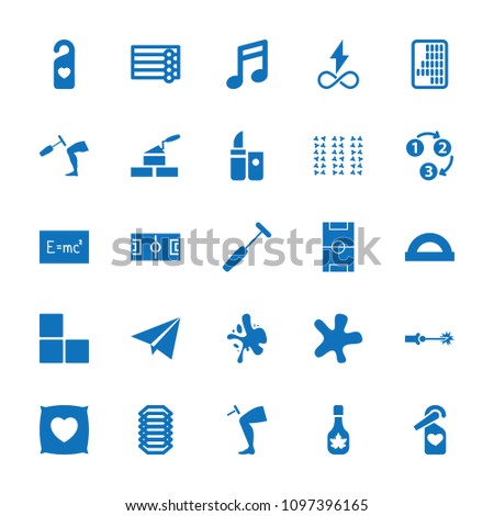 Texture icon. collection of 25 texture filled icons such as brick wall, wooden wall, splash, protractor, note, heart tag. editable texture icons for web and mobile.