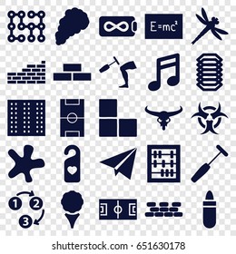 Texture icons set. set of 25 texture filled icons such as field, bull skull, brick wall, lipstick, splash, heart tag, knee hammer reaction check, medical hammer, smoke