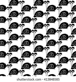 texture with the image of snails