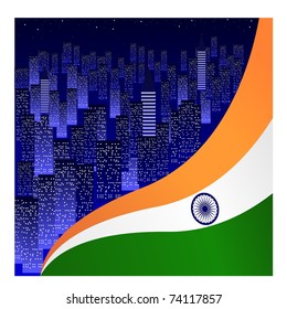 texture with the India  flag