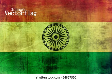 texture of India flag with event original, vector illustration