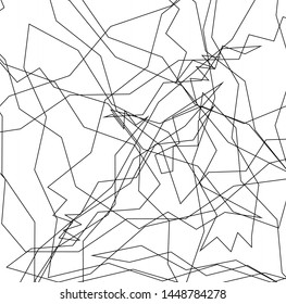 Texture with Intersecting Straight Lines, Notebook Hand Drawn. Pencil Hatching. Grunge Doodles Scribble Chaotic Thin Crossing Lines, Ink Sketch, Cross-Hatching, Scratched Grid