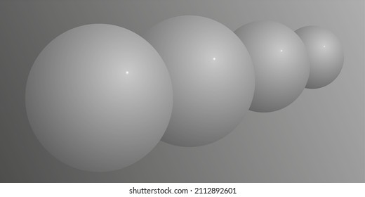 Textura de irrisorio, bellas bolas grises. Vector