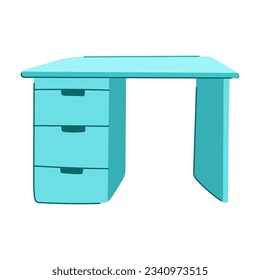 caricatura de la mesa del niño de textura. plantilla de madera, libro superior, signo de tabla de texto vacío de casa. ilustración vectorial de símbolo aislado