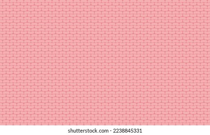 Textur aus Strickstoffen. Gemütlich rosa Strickmuster