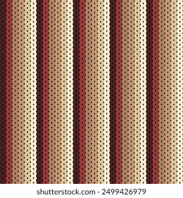 Texture of knitting Pattern Embroidery. Detailed Warming color Geometric Vector Illustration Background for Textile Print Design