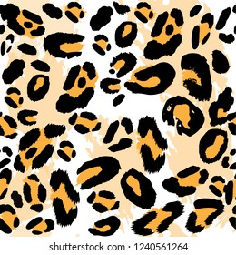 Texture Of Leopard Skin Background