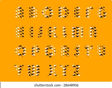 texture letter set
