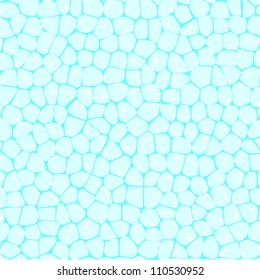 Texture of light blue pool with water reflexion. Vector