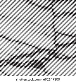Texture from lines. Black lines that makes a texture like a marble 