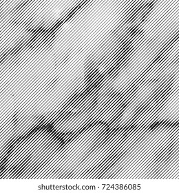 Texture from lines. Black lines that makes a texture like a marble 