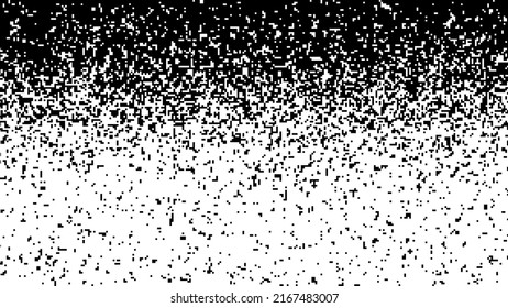 Textura de líneas. Fondo abstracto futurista. Patrón de partículas. Visualización de grandes datos. Virus de pantalla rota. Ilustración vectorial.