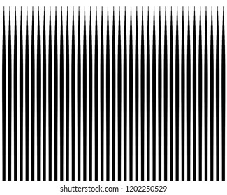 Texture with lines of varying thickness. Halftone effect. Direct hatching. Scalable vector graphics