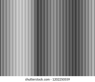 Texture with lines of varying thickness. Halftone effect. Direct hatching. Scalable vector graphics