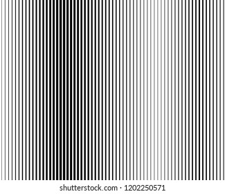 Texture with lines of varying thickness. Halftone effect. Direct hatching. Scalable vector graphics